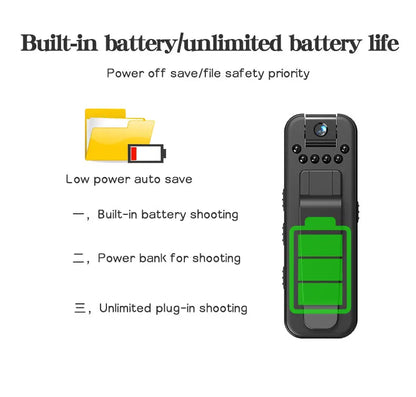 Mini Body Camera with WiFi