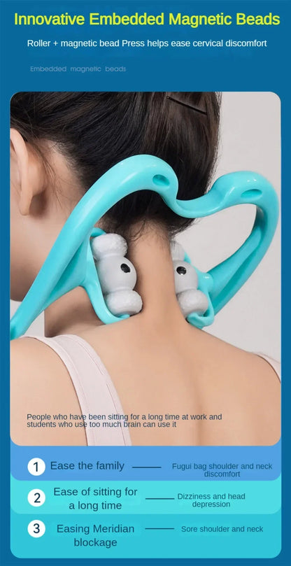 Six-Wheel Cervical Massager