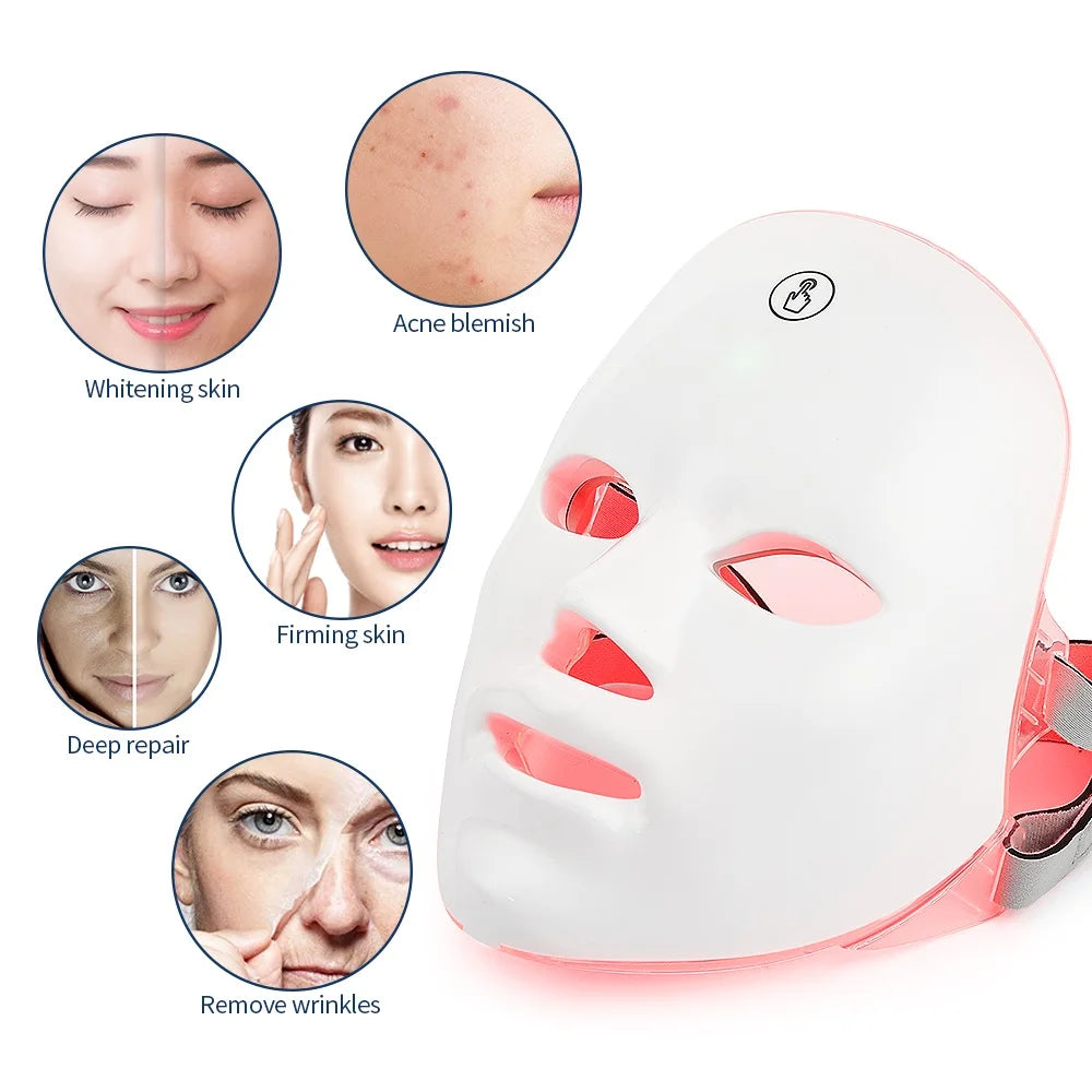 7-Color LED Facial & Neck Mask