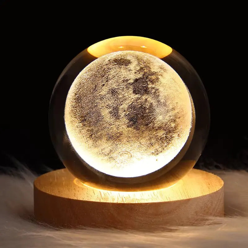 USB LED Crystal Ball Night Light