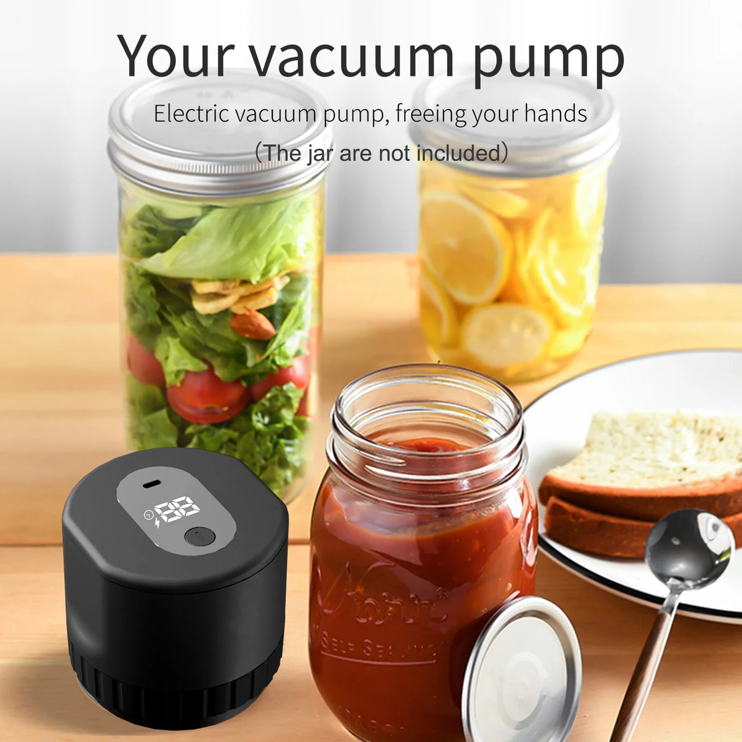 Cordless Electric Mason Jar Vacuum Sealer