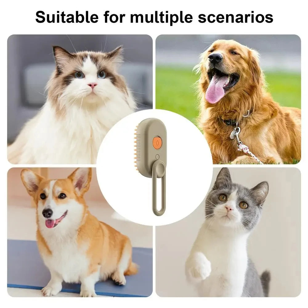 Pet Steam Massage Brush