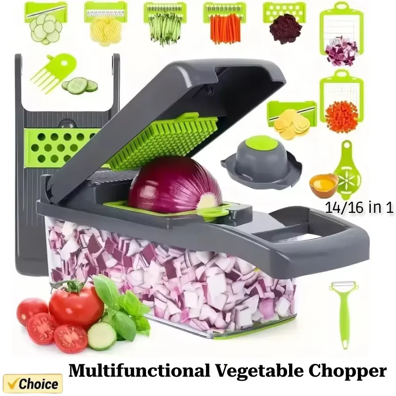 14/16-in-1 Multifunctional Vegetable Chopper