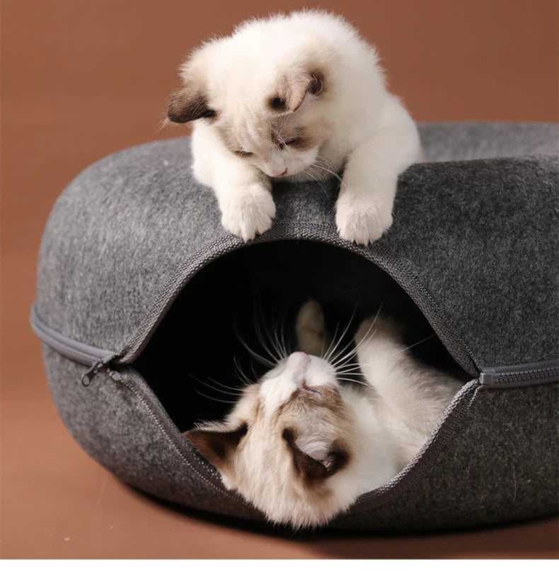 Donut Cat Bed & Tunnel