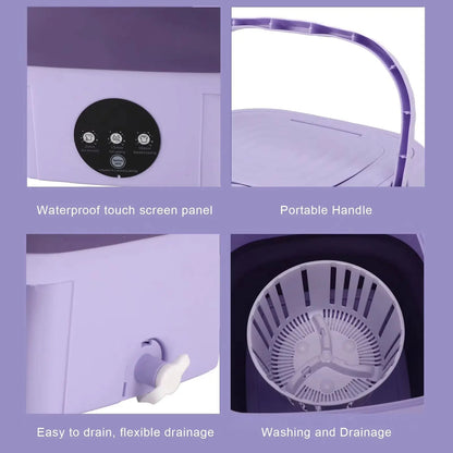 The Portable Washer & Dryer Purple