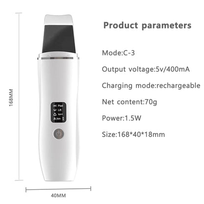 Ultrasonic Skin Scrubber & Pore Cleaner