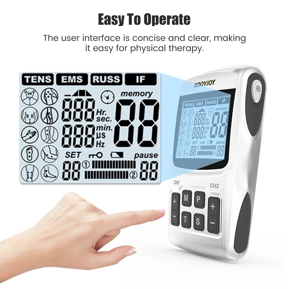 Rechargeable EMS TENS Muscle Stimulator