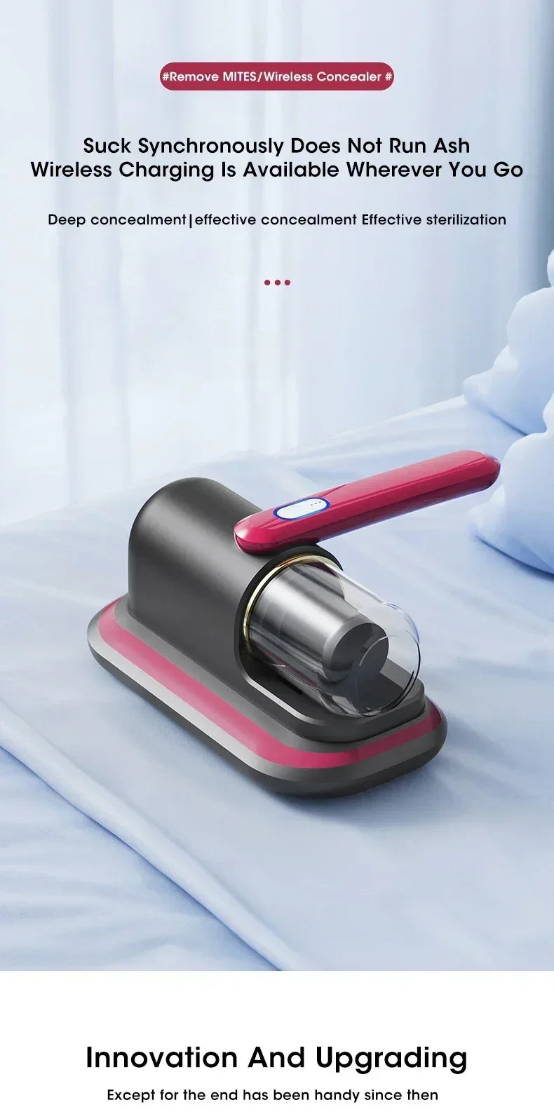 Cordless Bed Vacuum Cleaner