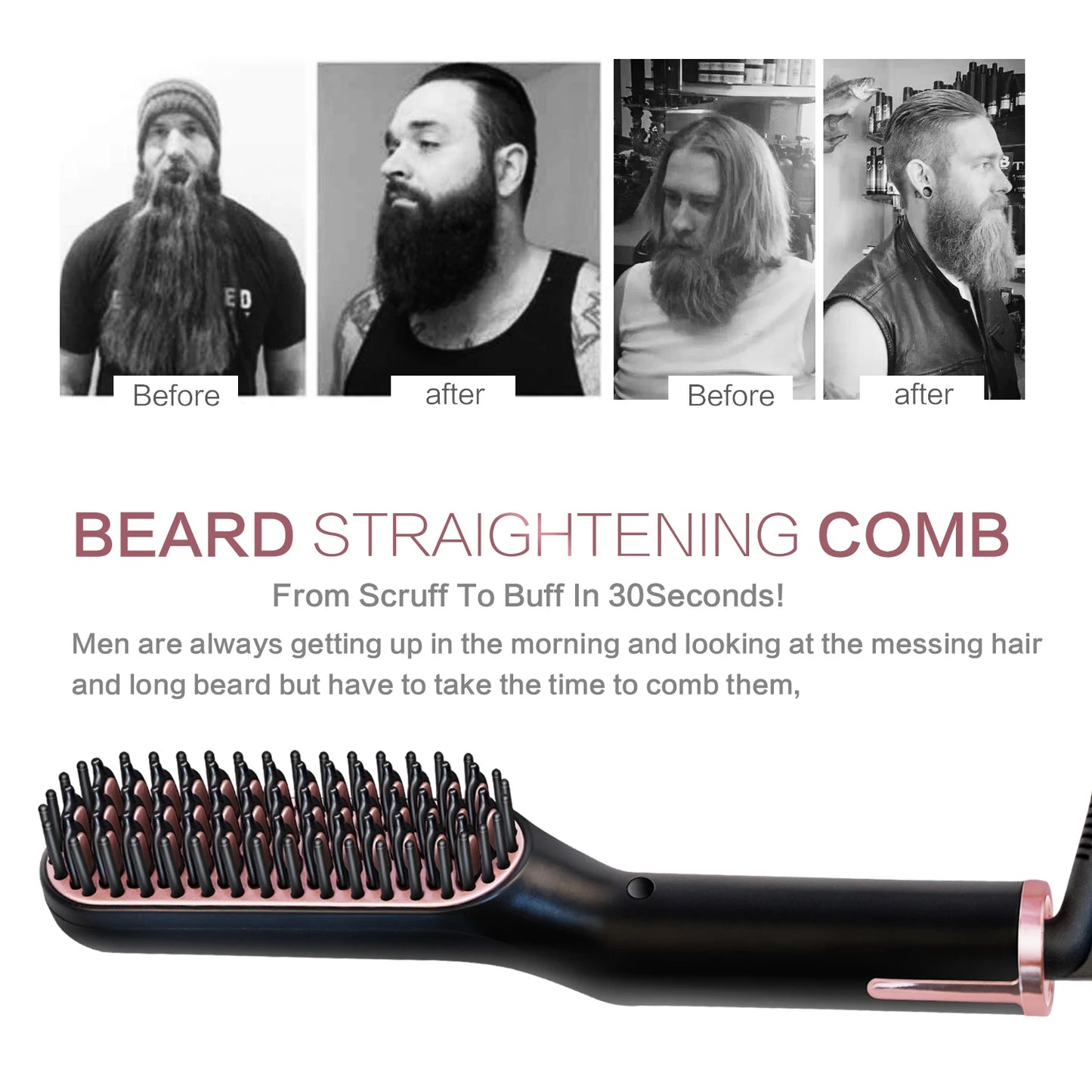 Hot Comb Beard & Hair Straightener