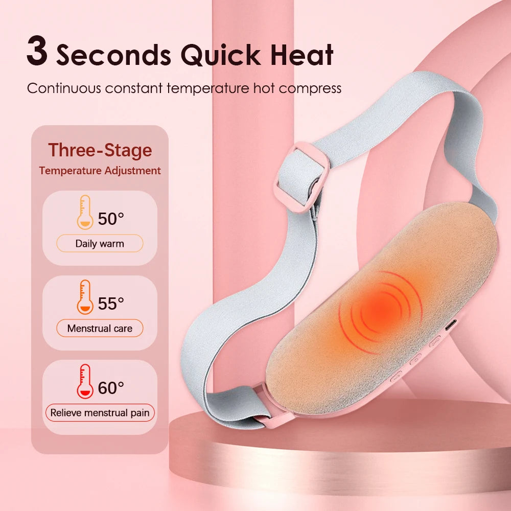 Rechargeable Heated Menstrual Massage Belt