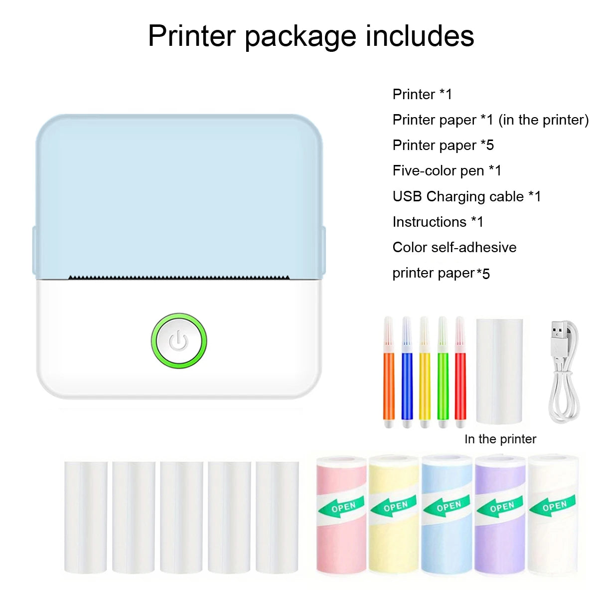 Mini Portable Thermal Printer