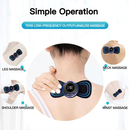 LCD Neck Massager with Remote Control