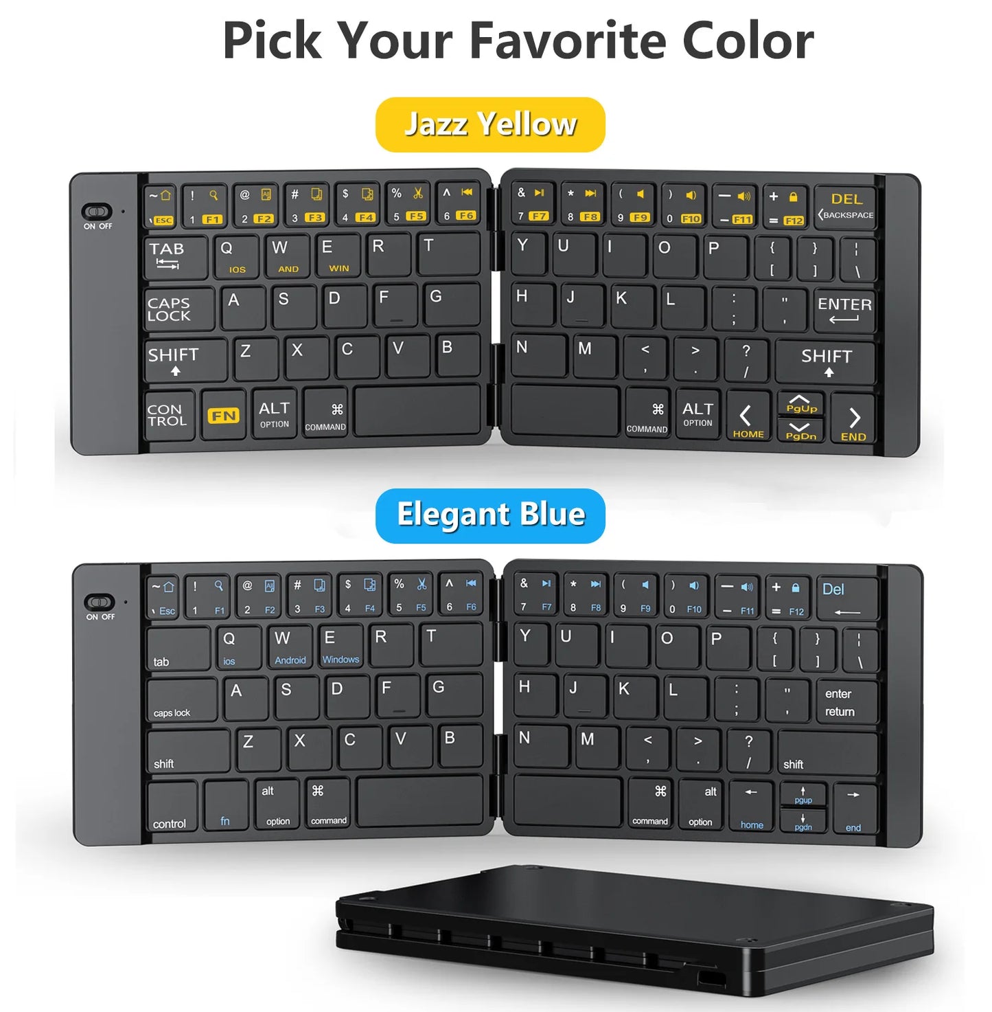 Foldable Bluetooth Keyboard