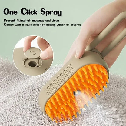 Pet Steam Massage Brush