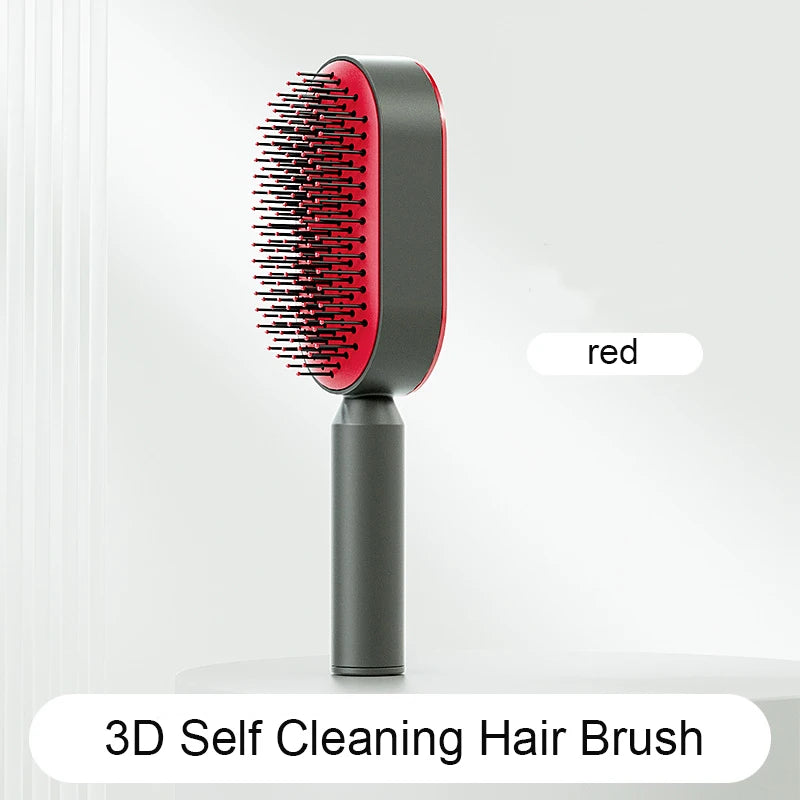 Self-Cleaning Massage Hair Brush