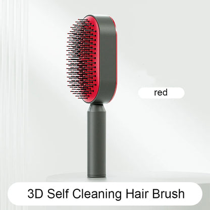 Self-Cleaning Massage Hair Brush