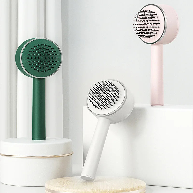 Self-Cleaning Massage Hair Brush