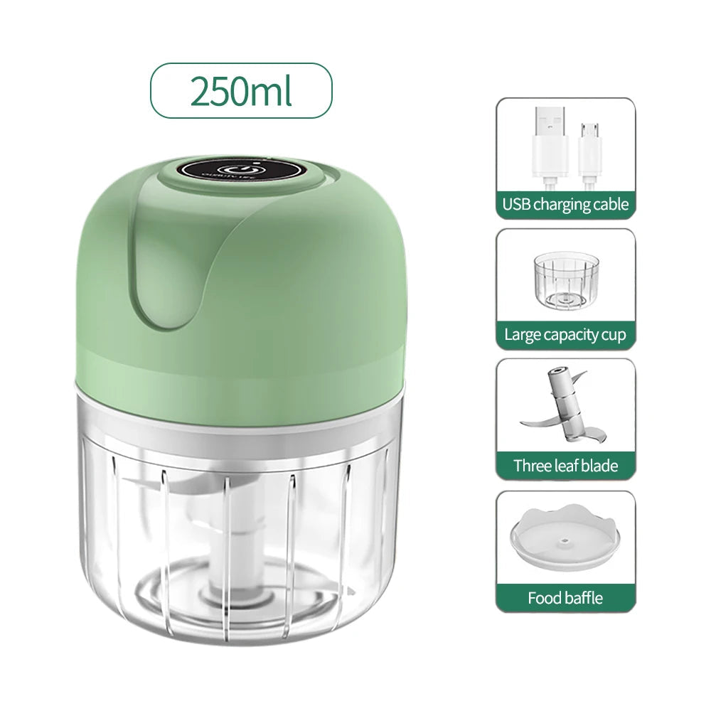 Electric Garlic Chopper Crusher