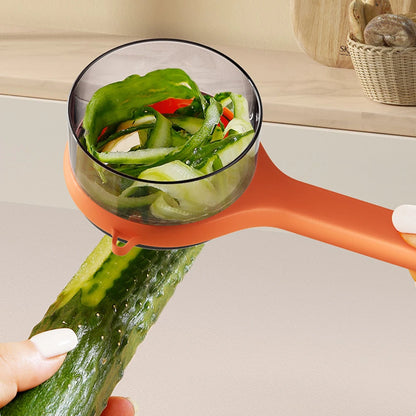 Multifunctional Peeling Knife with Storage Tube