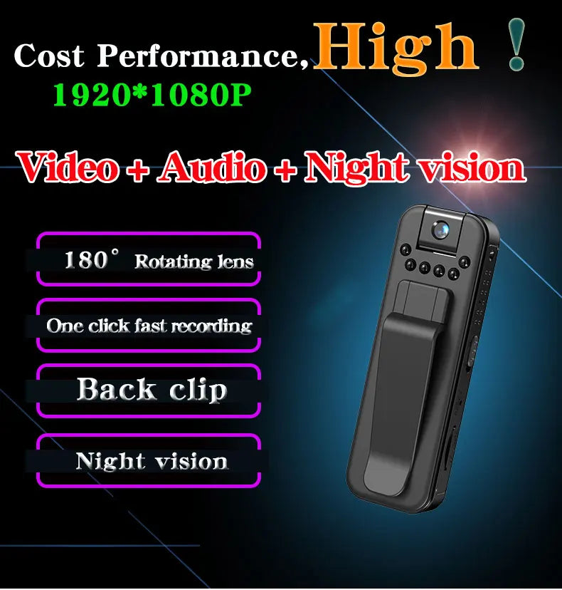 Mini Body Camera with WiFi