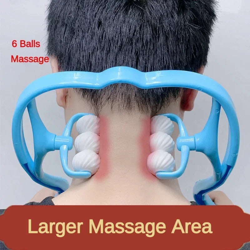 Six-Wheel Cervical Massager