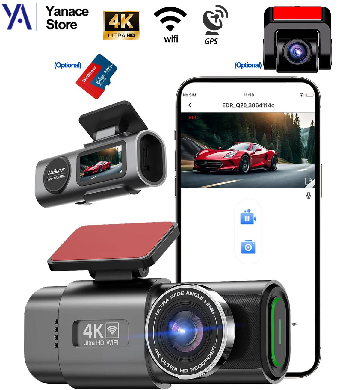 Dual Lens Dash Cam