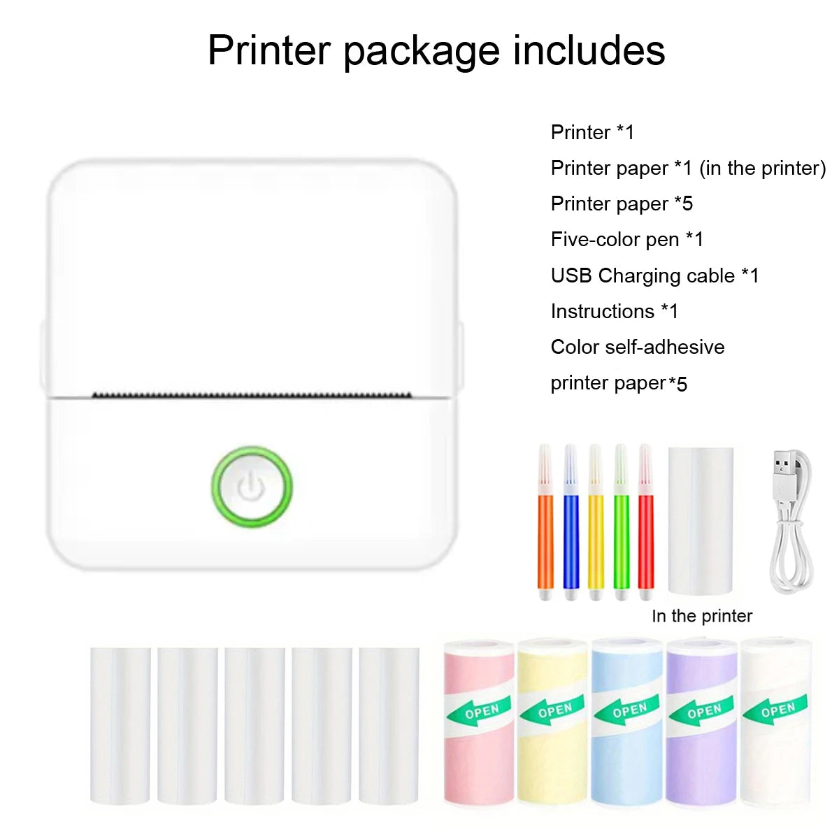 Mini Portable Thermal Printer