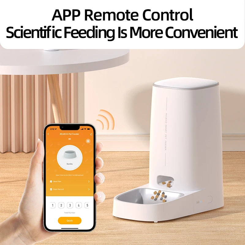 ROJECO WiFi Automatic Cat Feeder