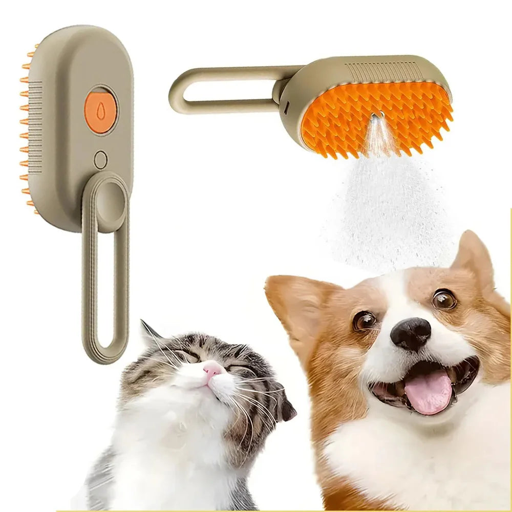 Pet Steam Massage Brush