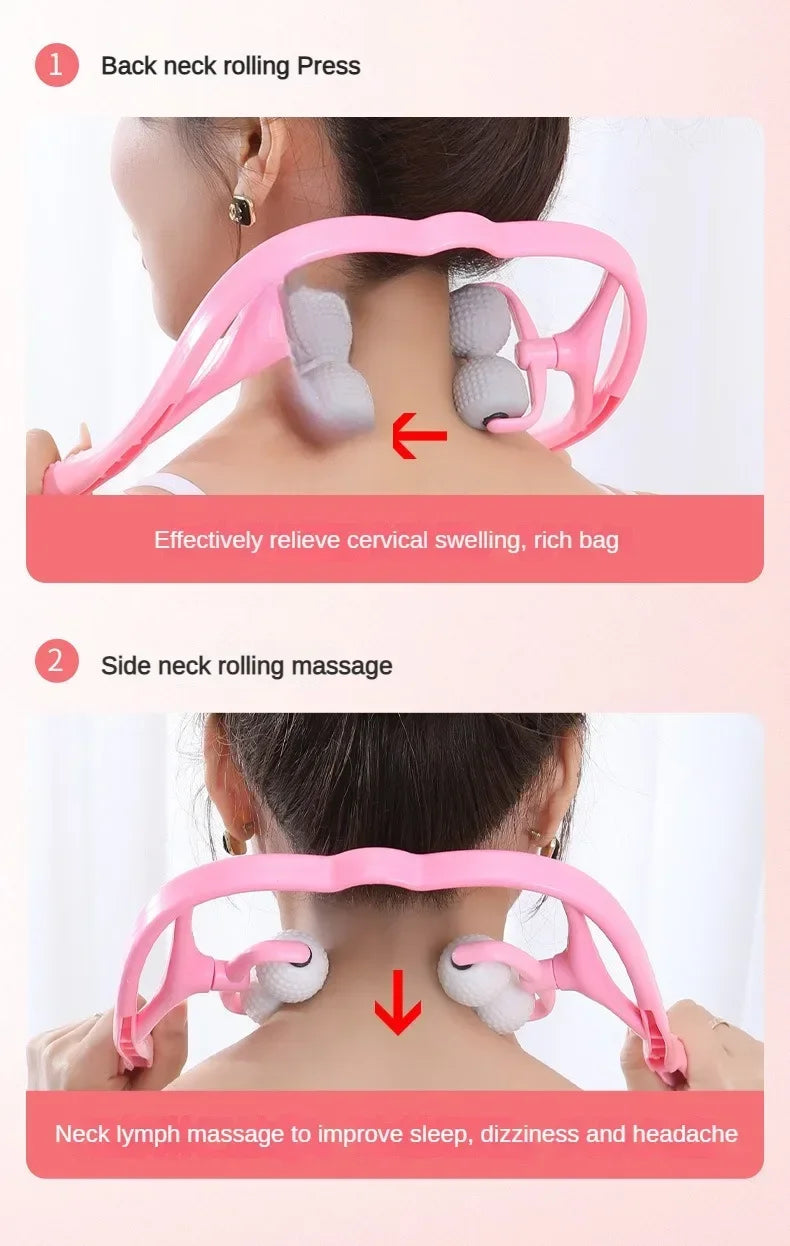 Six-Wheel Cervical Massager