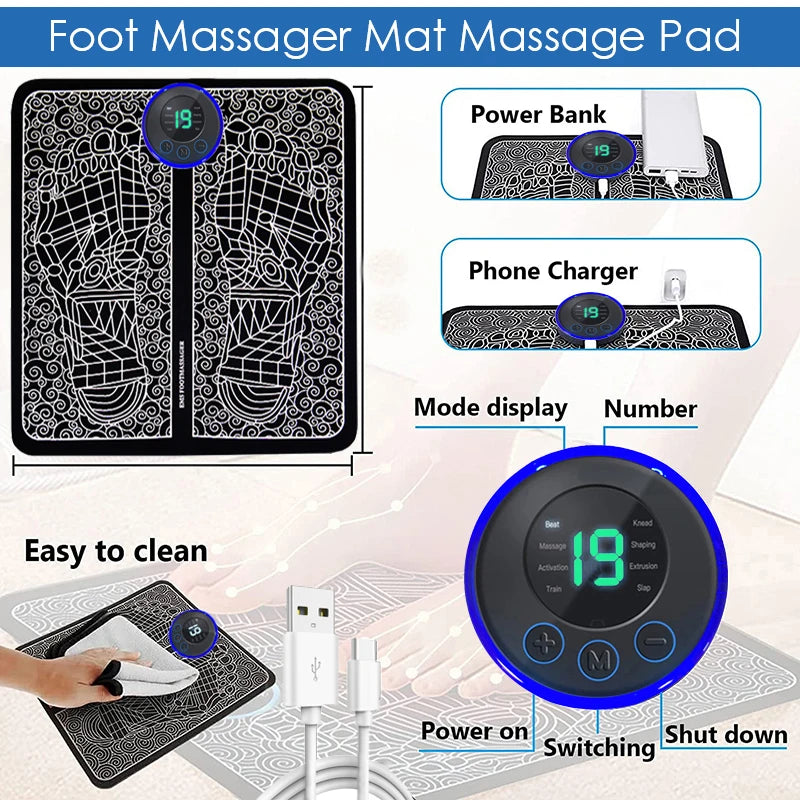 Electric Foot Massager Pad