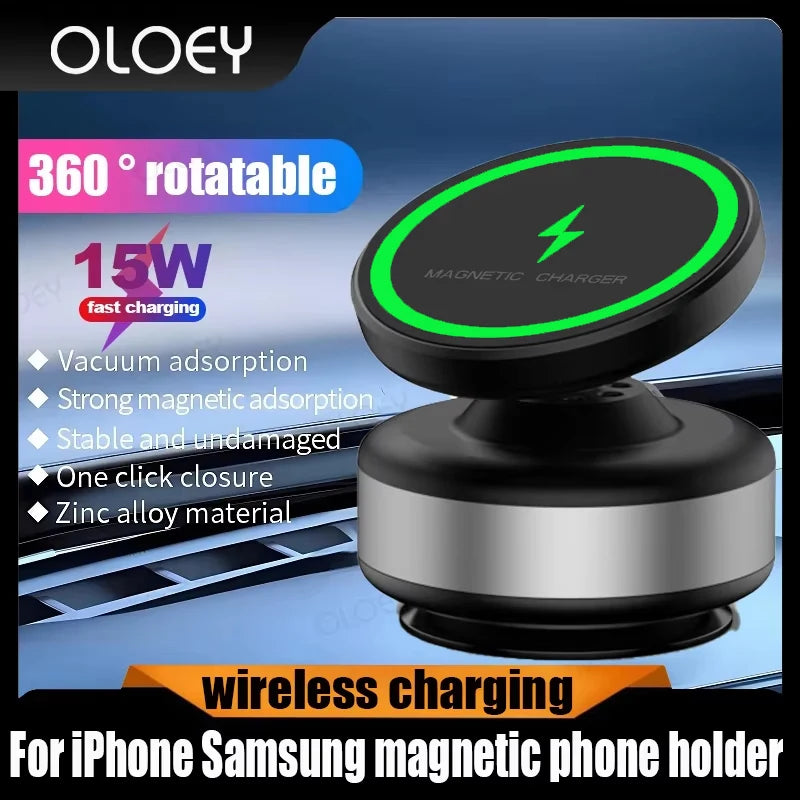 Wireless 360° Rotatable Car Holder