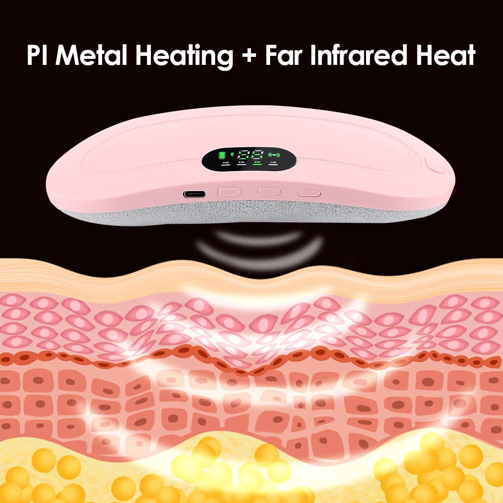 Rechargeable Heated Menstrual Massage Belt