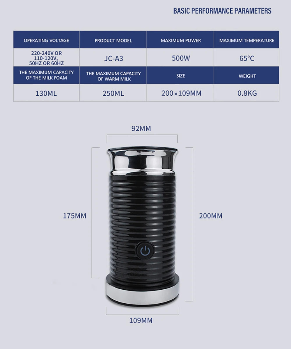 220V 500W Electric Milk Frother