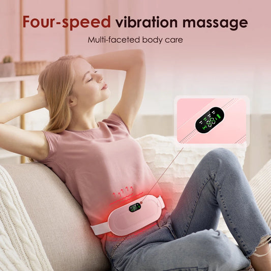 Rechargeable Heated Menstrual Massage Belt