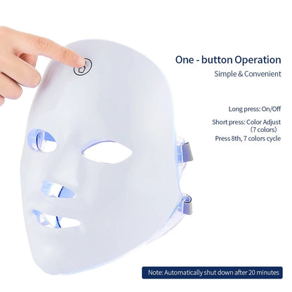 7-Color LED Facial & Neck Mask