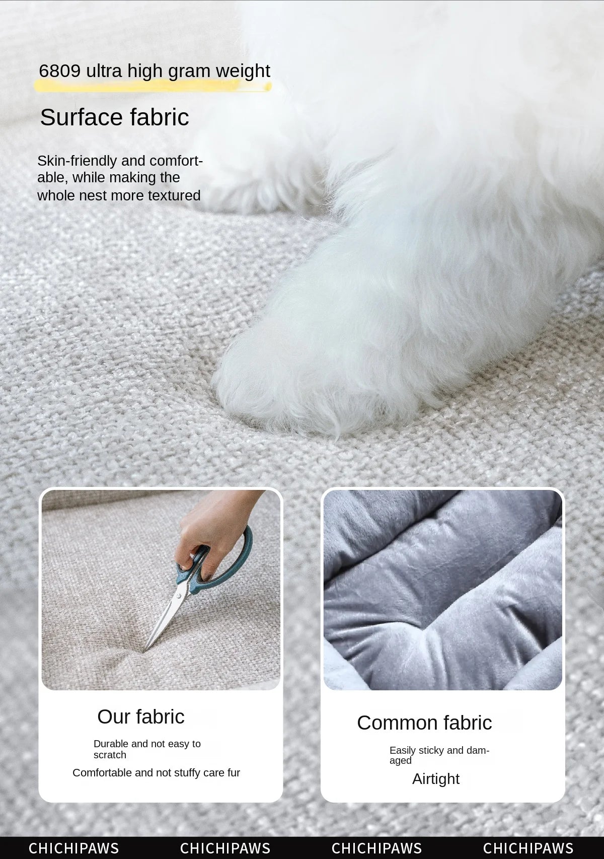 Washable Foam Pet Bed