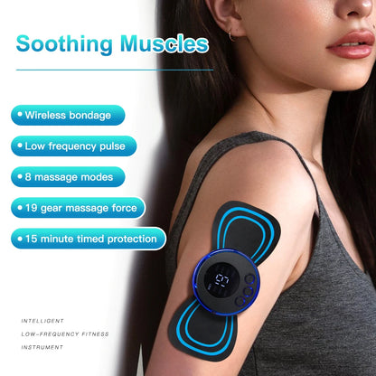 LCD Neck Massager with Remote Control