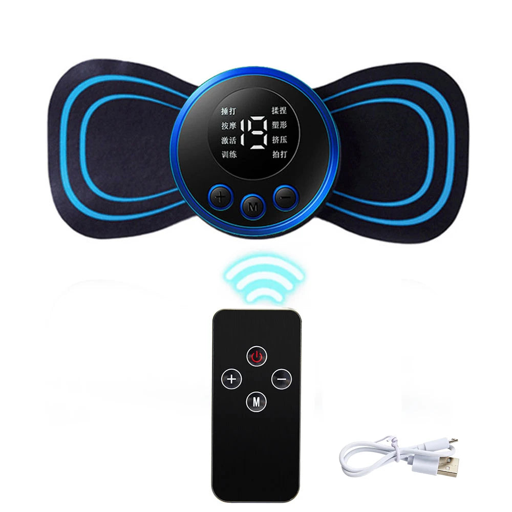 LCD Neck Massager with Remote Control