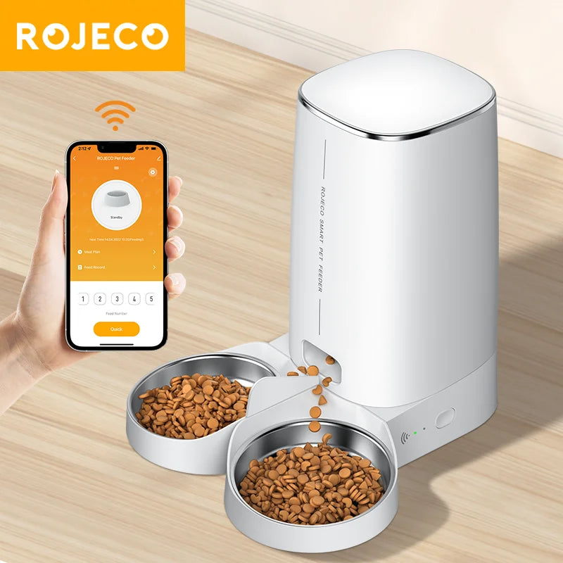 ROJECO WiFi Automatic Cat Feeder