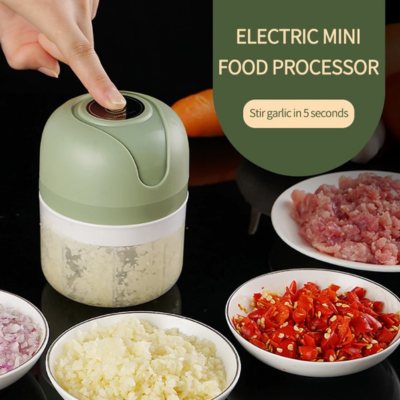 Electric Garlic Chopper Crusher